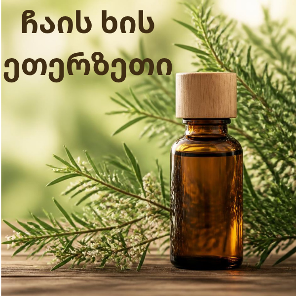 ჩაის ხის ეთერზეთი ჩაის ხის ეთერზეთი (Tea Tree Essential Oil) - Image 1